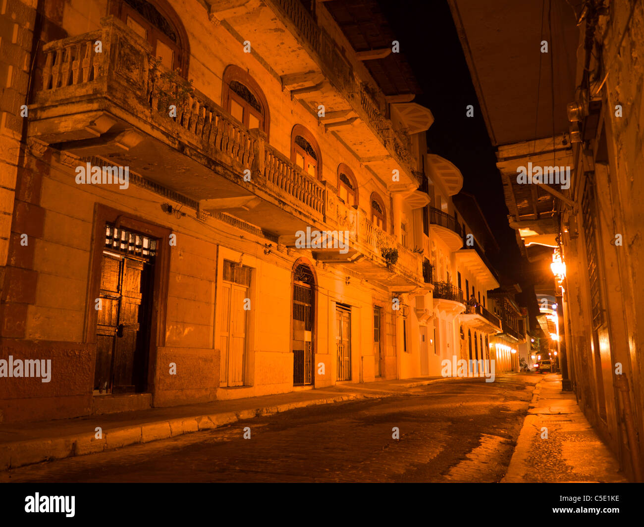 Panama City Casco Viejo Casco Antiguo Stock Photo Alamy