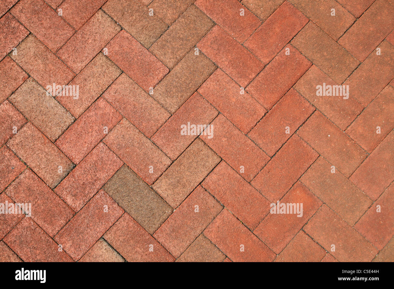 red brick herringbone background texture Stock Photo