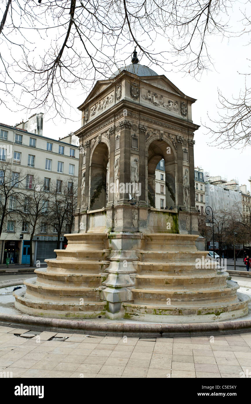 Fontaine des Innocents, Paris, France Stock Photo