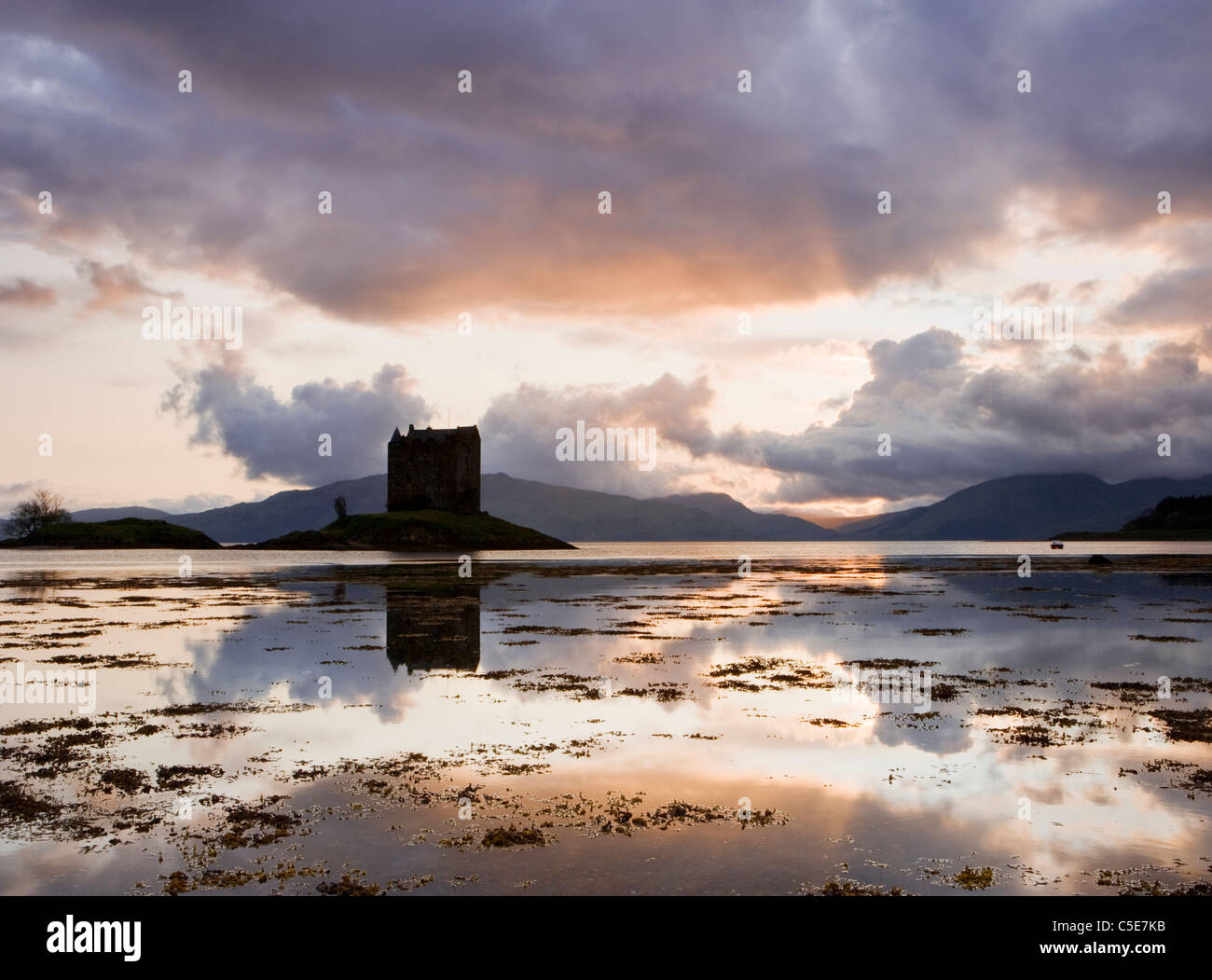 Castle Stalker, Argyll, Scotland, UK Stock Photo