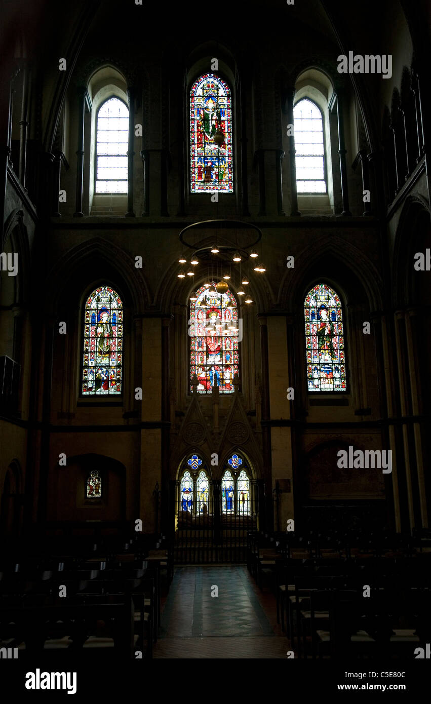 Rochester cathedral stained glass window hires stock photography and