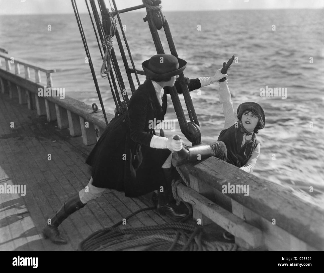 Throwing overboard Black and White Stock Photos & Images Alamy