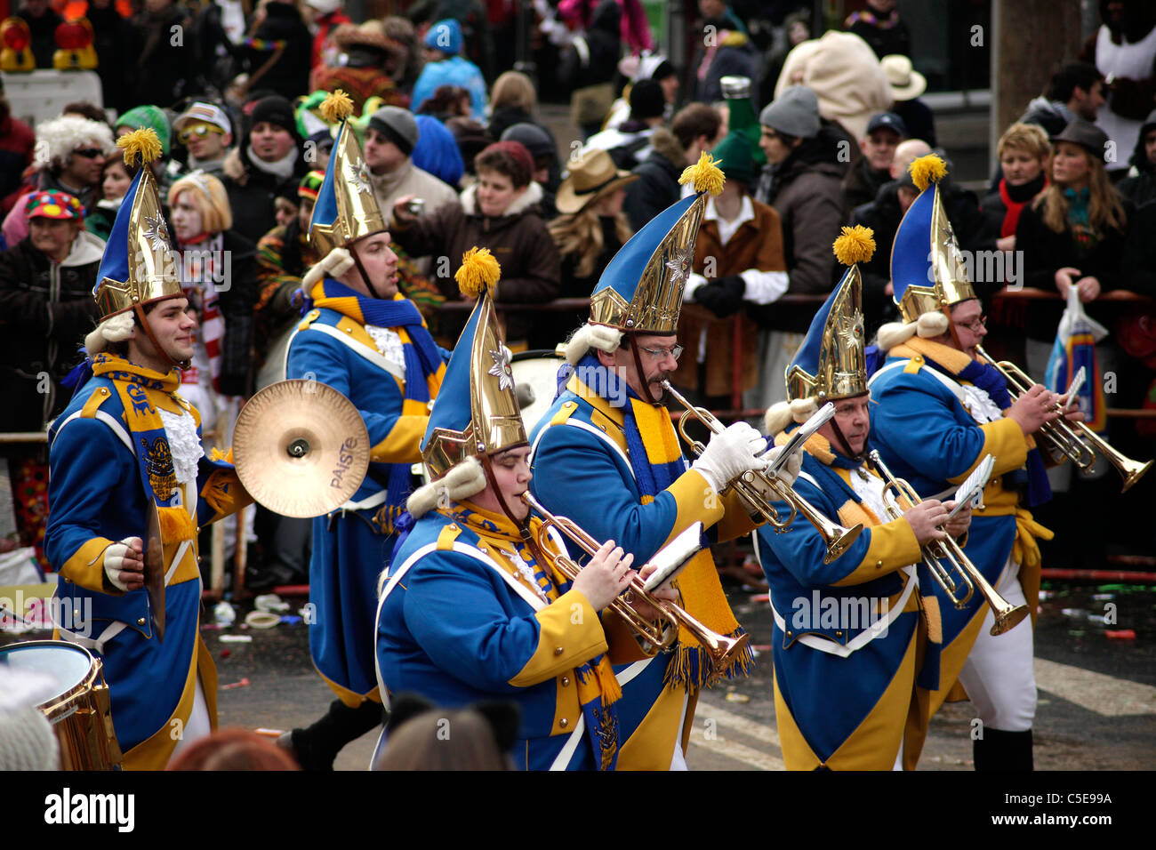 Rosenmontagszug parade, Carnival 2010 in Cologne, North Rhine-Westphalia, Germany, Europe Stock Photo