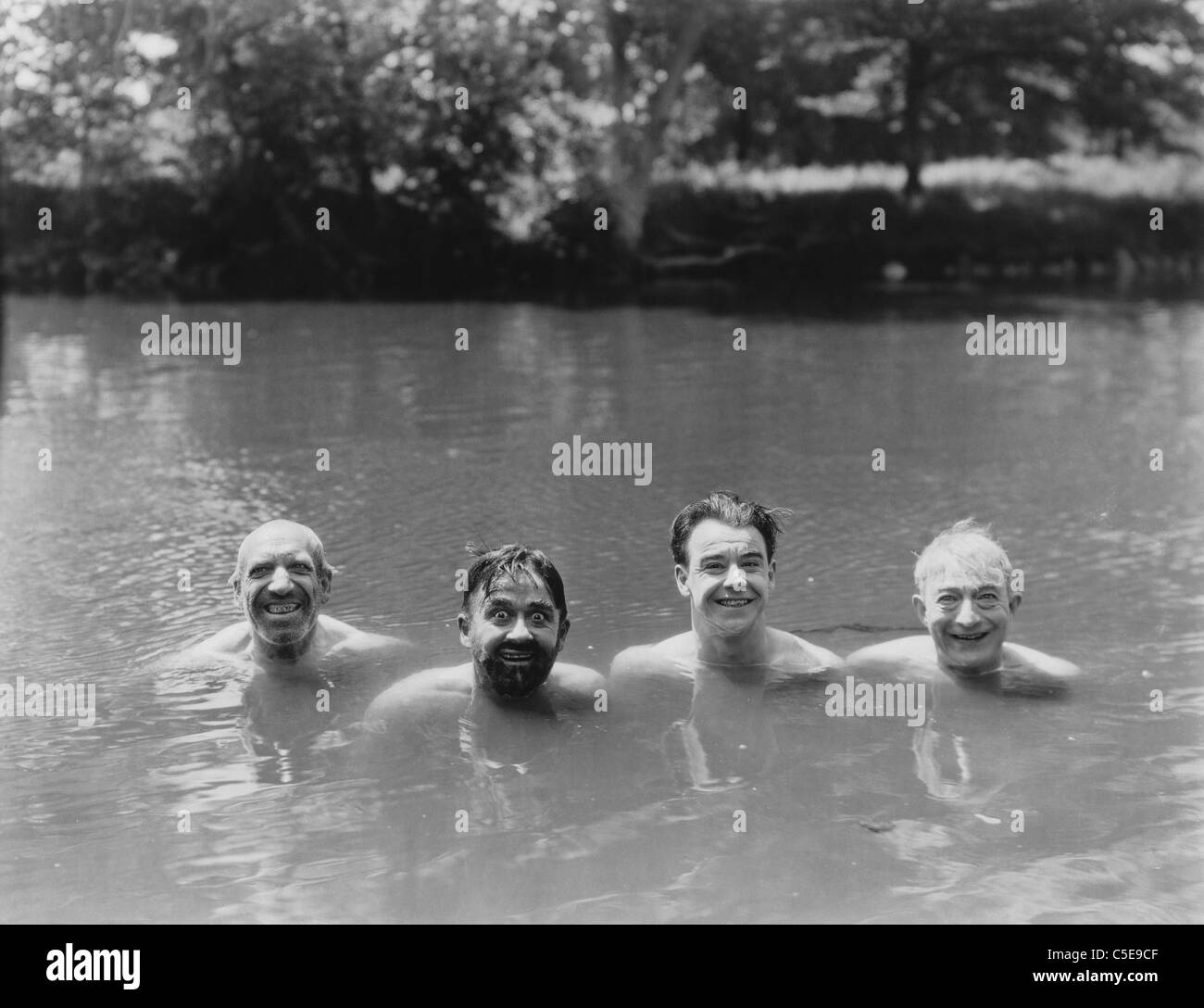 Skinny dipping Stock Photo