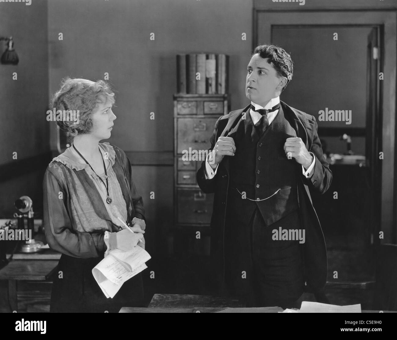 Old visuals woman boss hires stock photography and images Alamy