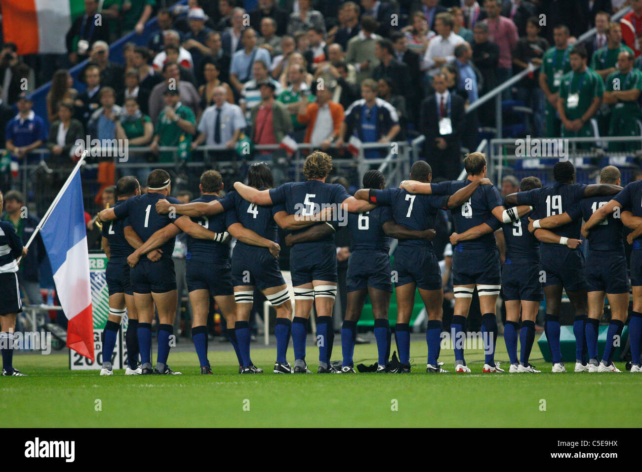 France Rugby World Cup 2007 France V Ireland Stade De France Saint Stock Photo Alamy