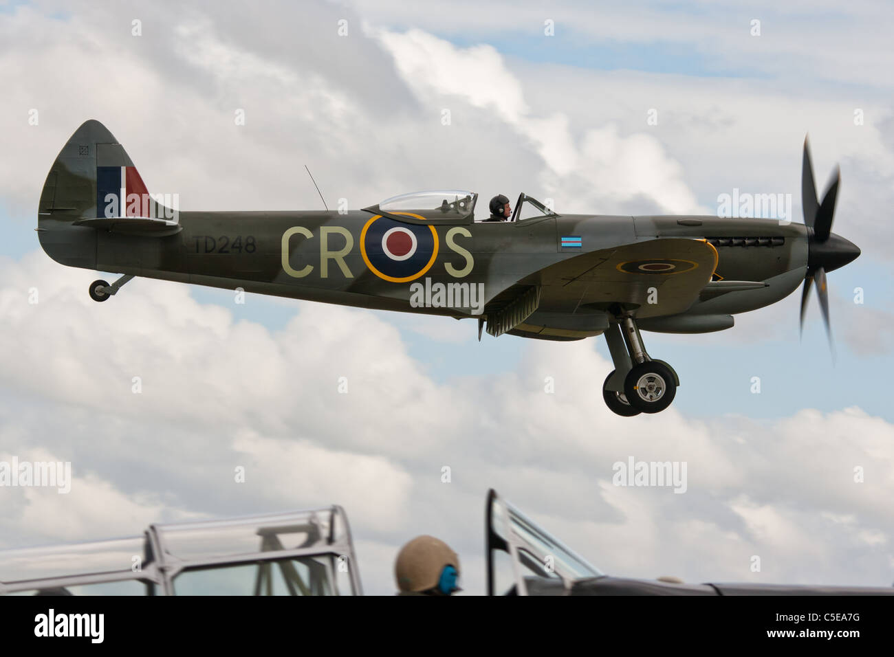 Supermarine Spitfire Mkxvi Td248 Cr-s G-oxvi In 74 (tiger) Squadron 