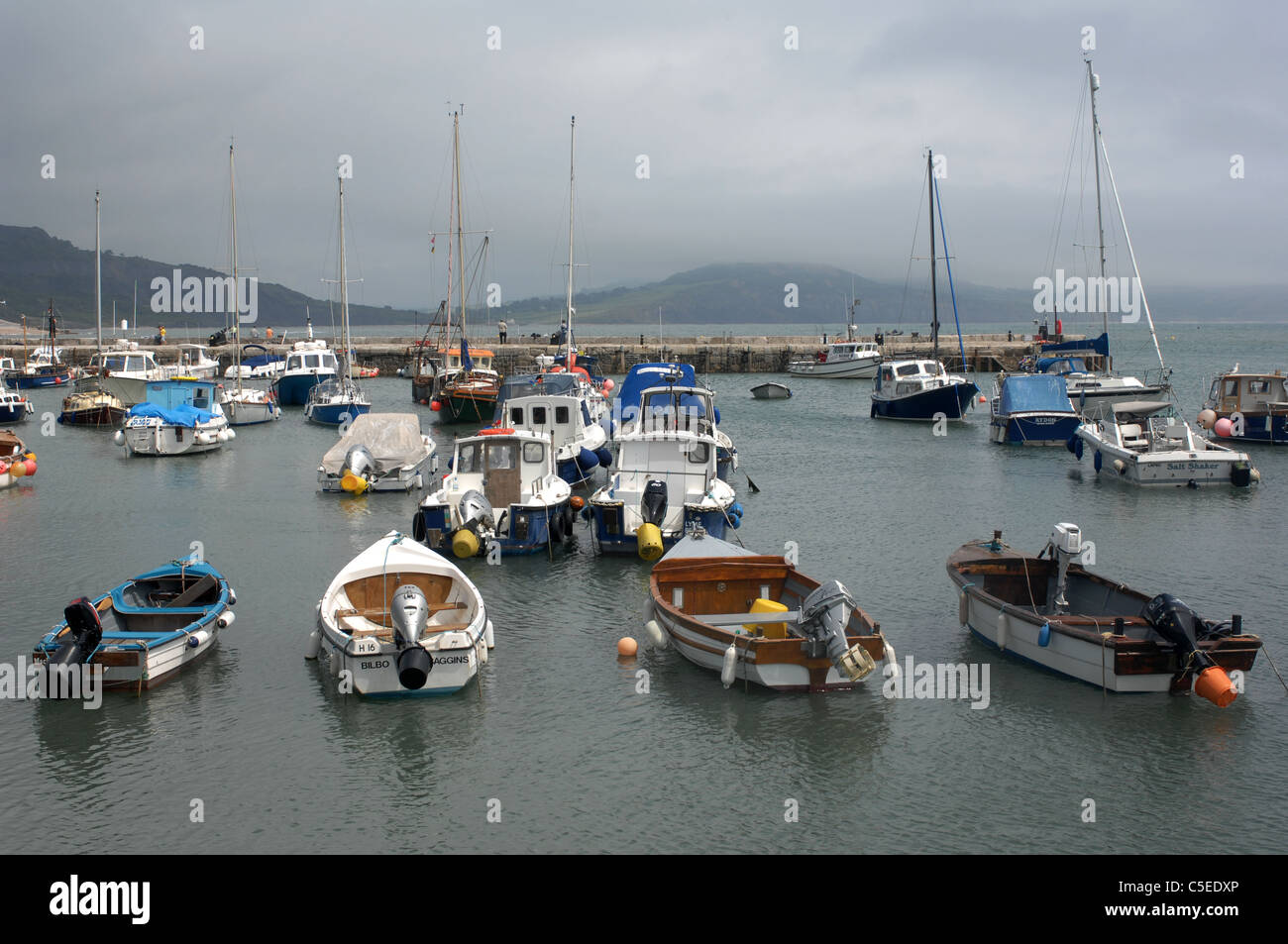 Fishing Boats, Lyme Regis, Dorset, UK Stock Photo Alamy
