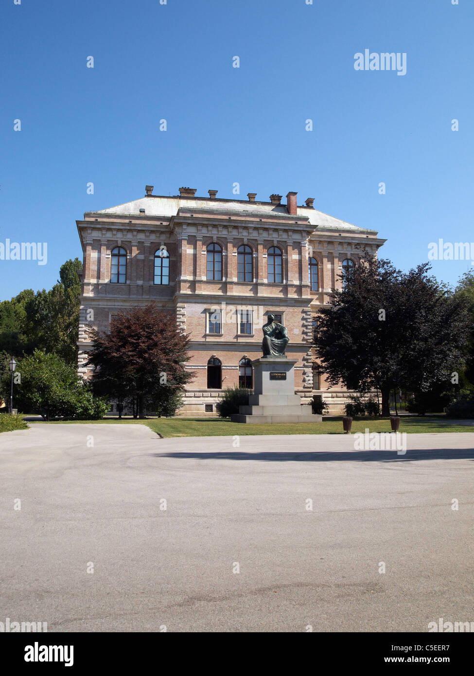 Croatian academy of science and art building, Zagreb, Croatia Stock Photo