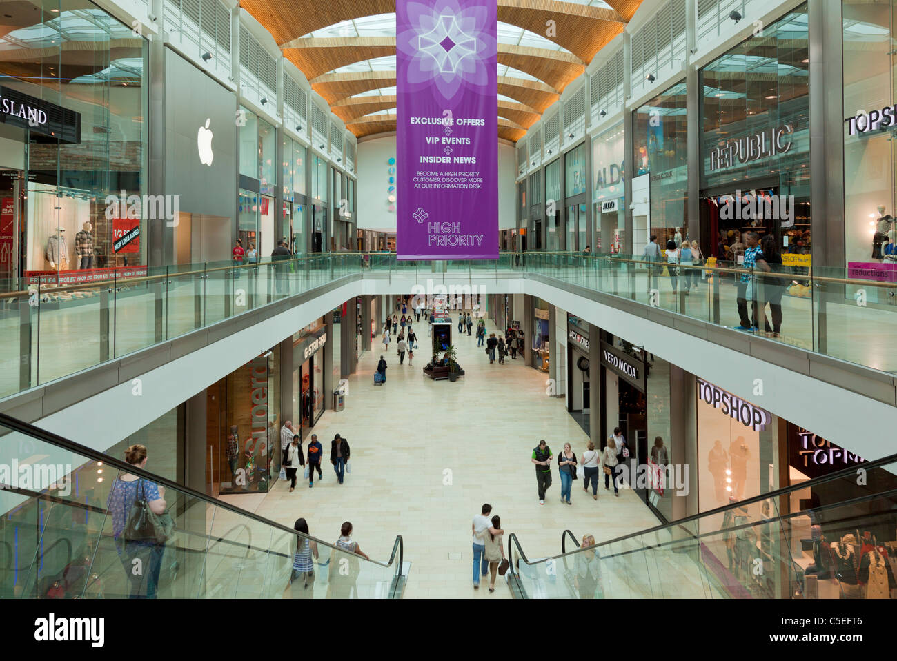 shopping centre highcross leicester east midlands leicestershire england gb uk eu europe Stock Photo