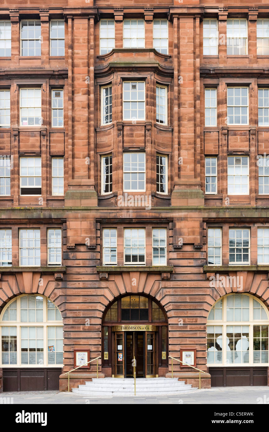 D C Thomson building (publishers of the Beano and Dandy comics), Albert Square, Dundee, Central Lowlands, Scotland, UK Stock Photo
