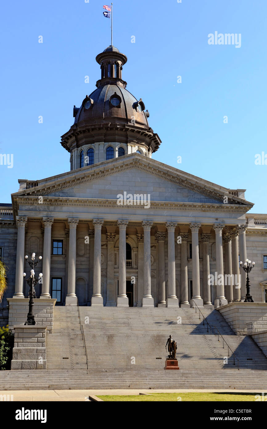 Columbia South Carolina Buildings Statues and Landmarks on the State