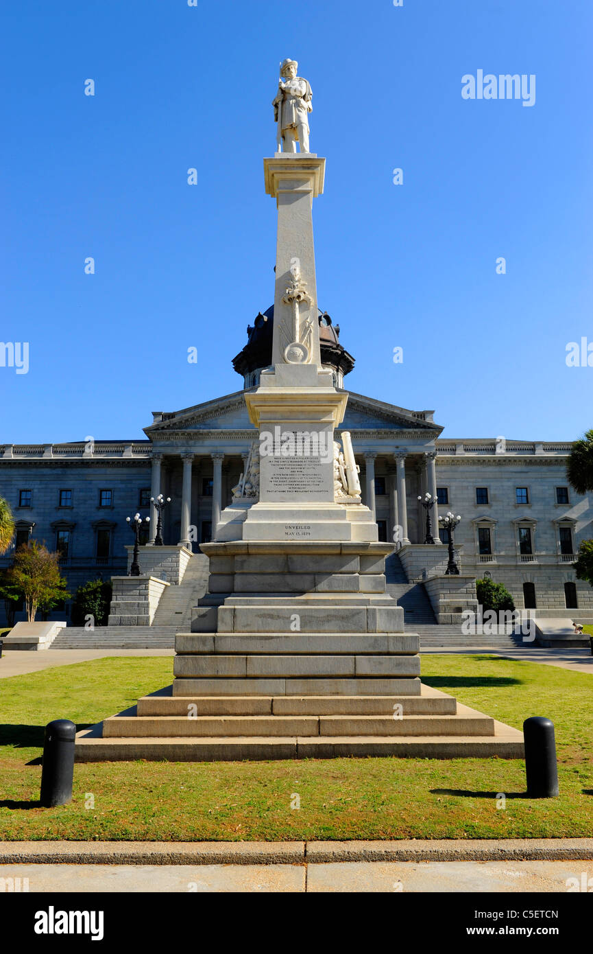 Confederate Monument Columbia South Carolina Buildings Statues and