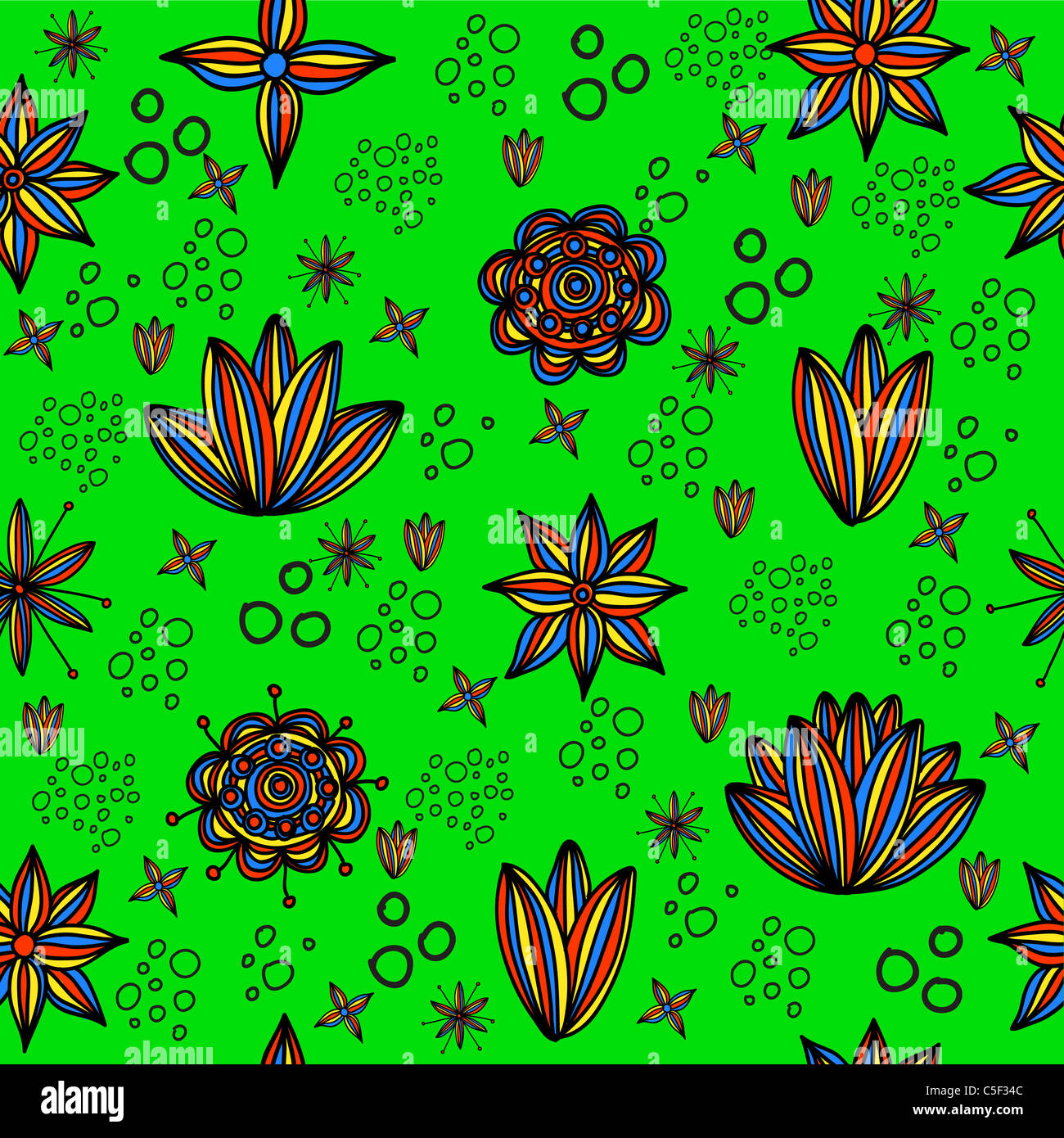 Floral background illustration - exclusive to Alamy only Stock Photo ...