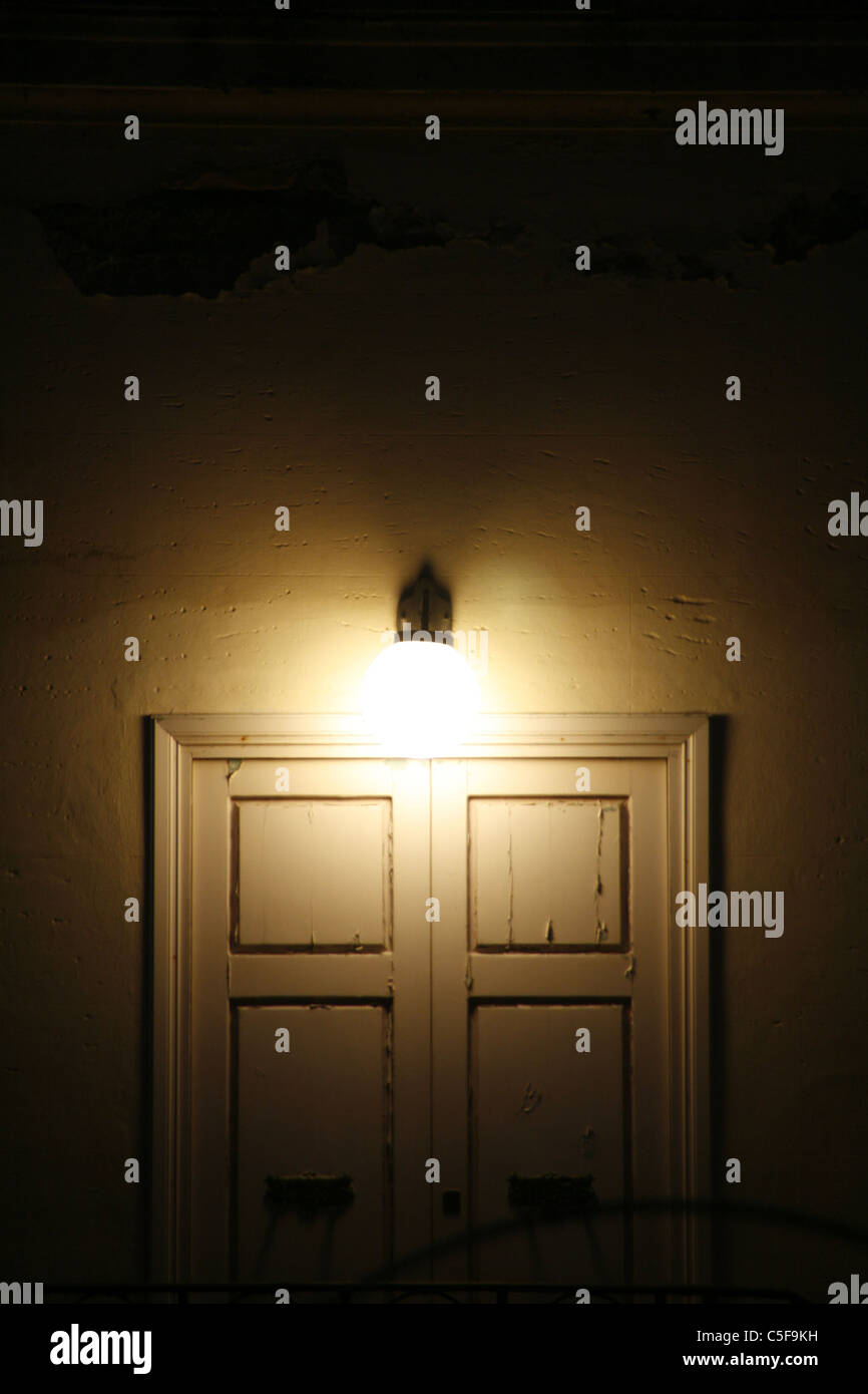 Light above door hi-res stock photography and images - Alamy