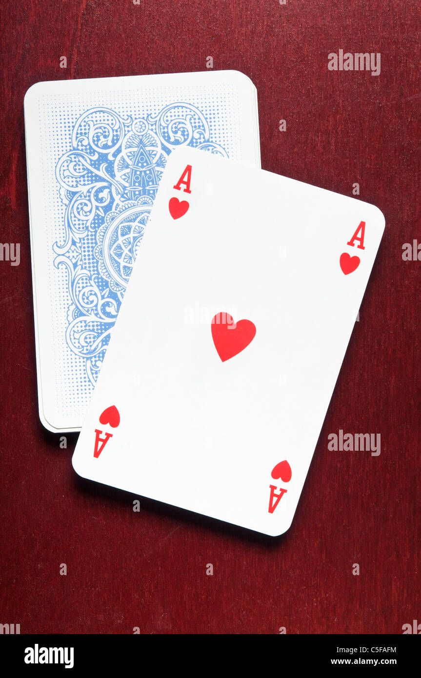 ace of hearts Stock Photo