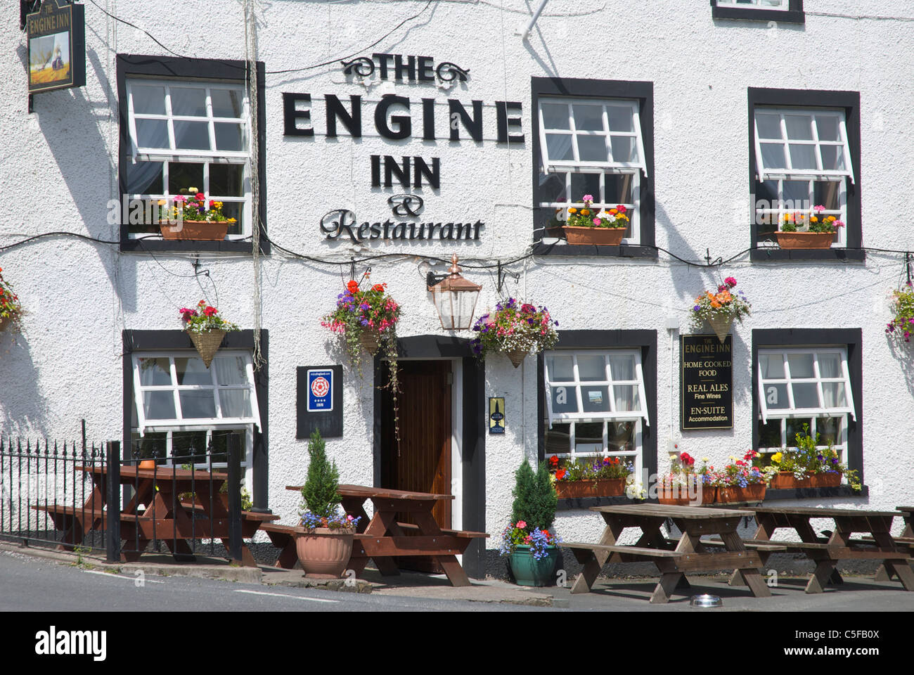 The Engine Inn, Cark, Cumbria, England UK Stock Photo Alamy