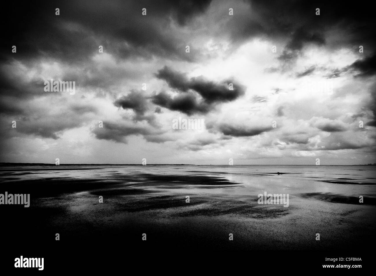 Black and white shot of heavy weather Stock Photo - Alamy
