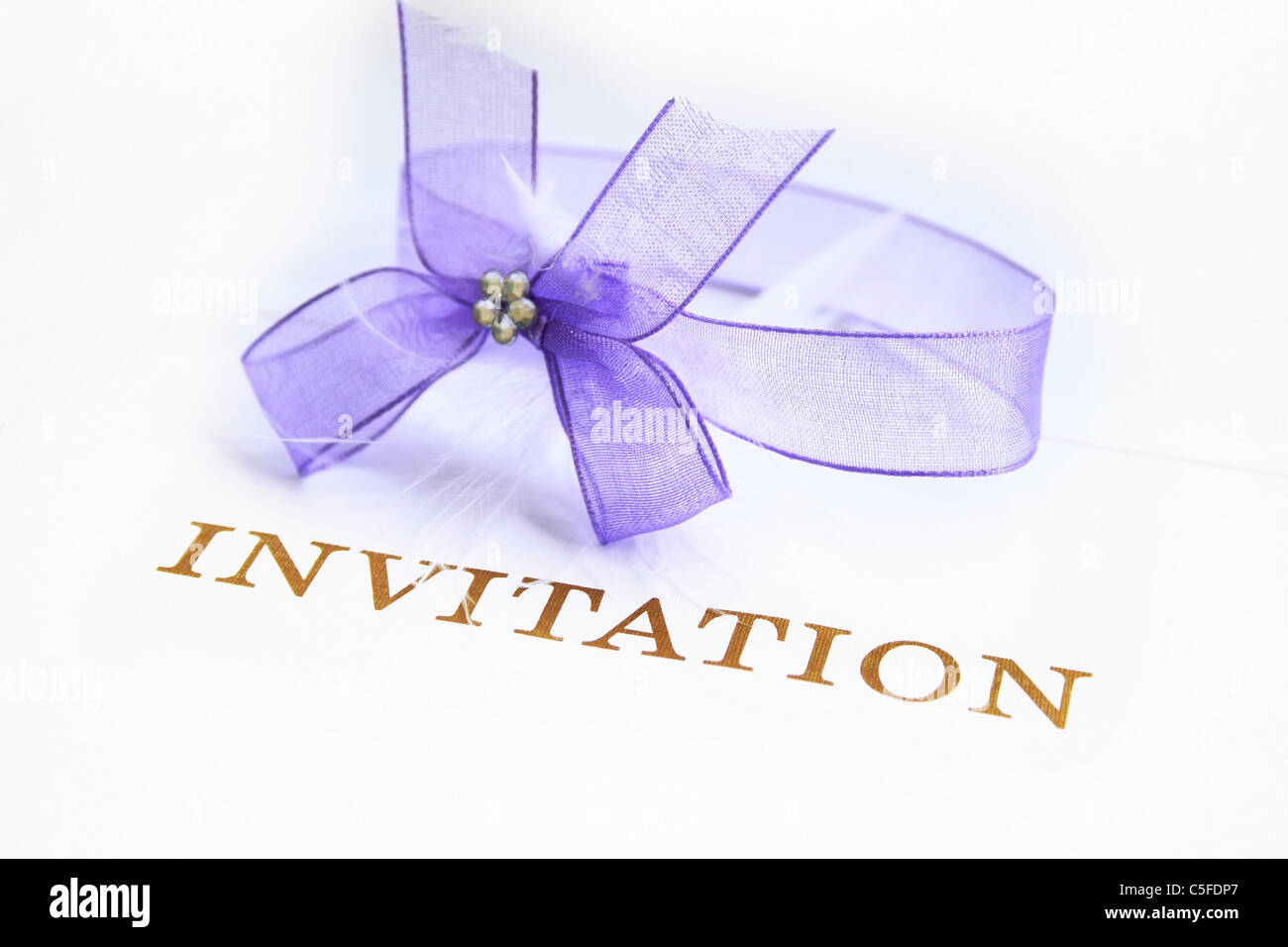 Invitation Stock Photo