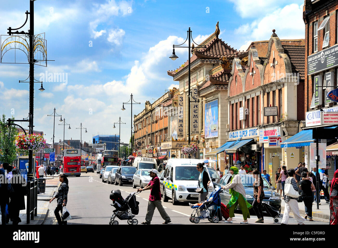 South Road, Southall West London Stock Photo Alamy