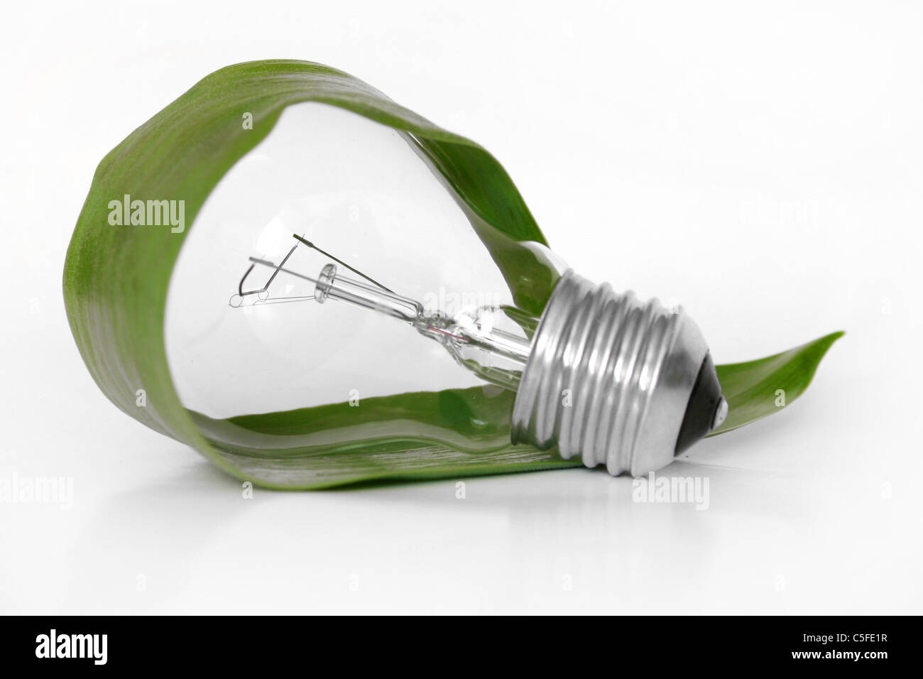 Eco Light Bulb Concept Stock Photo Alamy