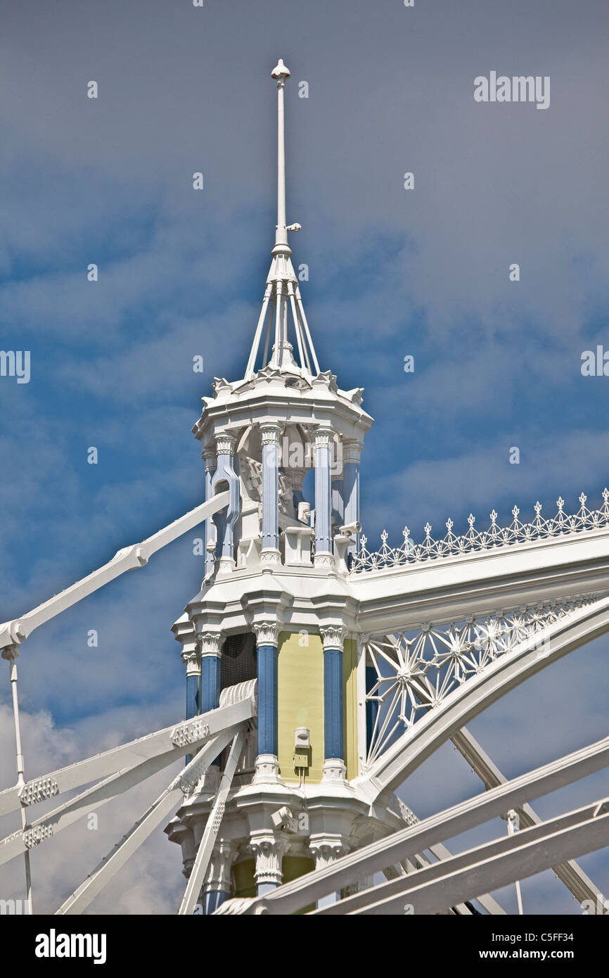 London, Battersea Albert Bridge July 2011 Stock Photo - Alamy