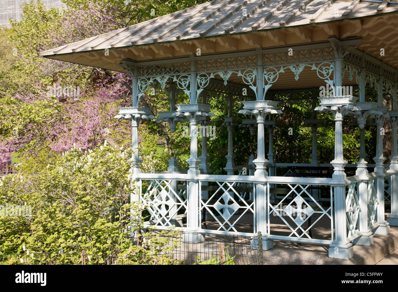 Ladies' Pavilion, The Hernshead, Central Park, NYC Stock Photo Alamy