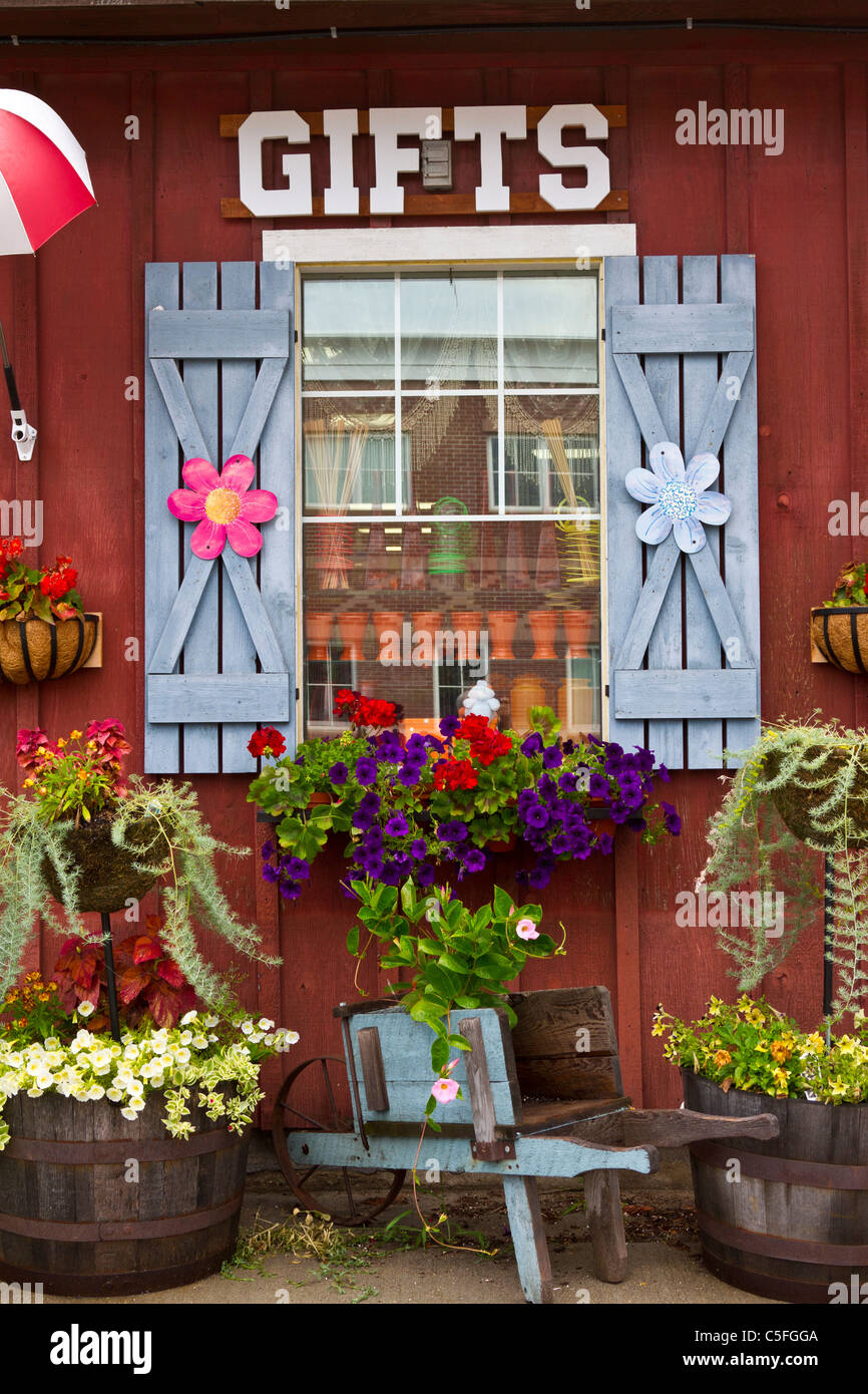A gift shop on the Main street of Perham, Minnesota, USA Stock Photo Alamy