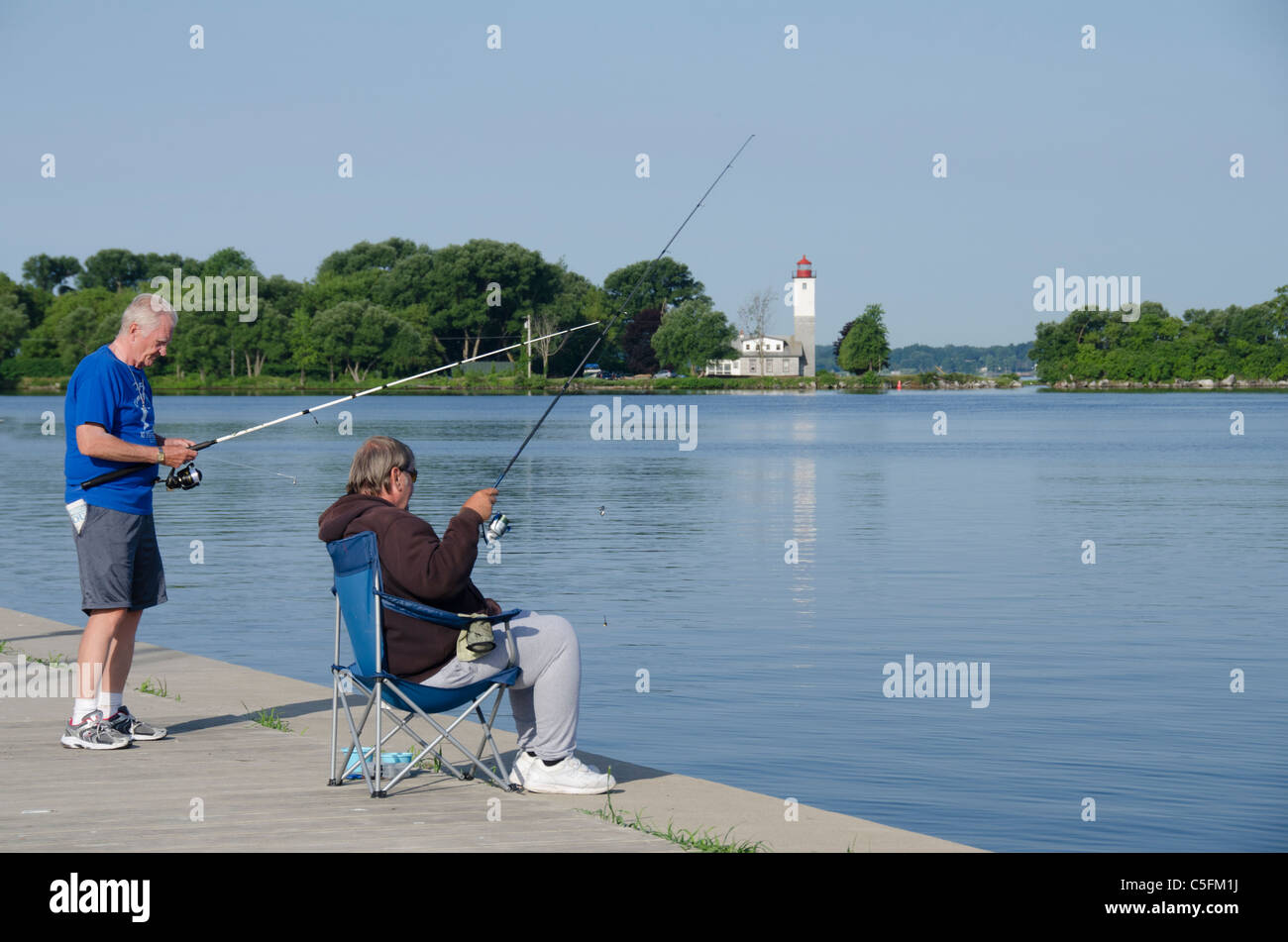 New York State, Ogdensburg. Ogdensburg lighthouse Stock Photo Alamy
