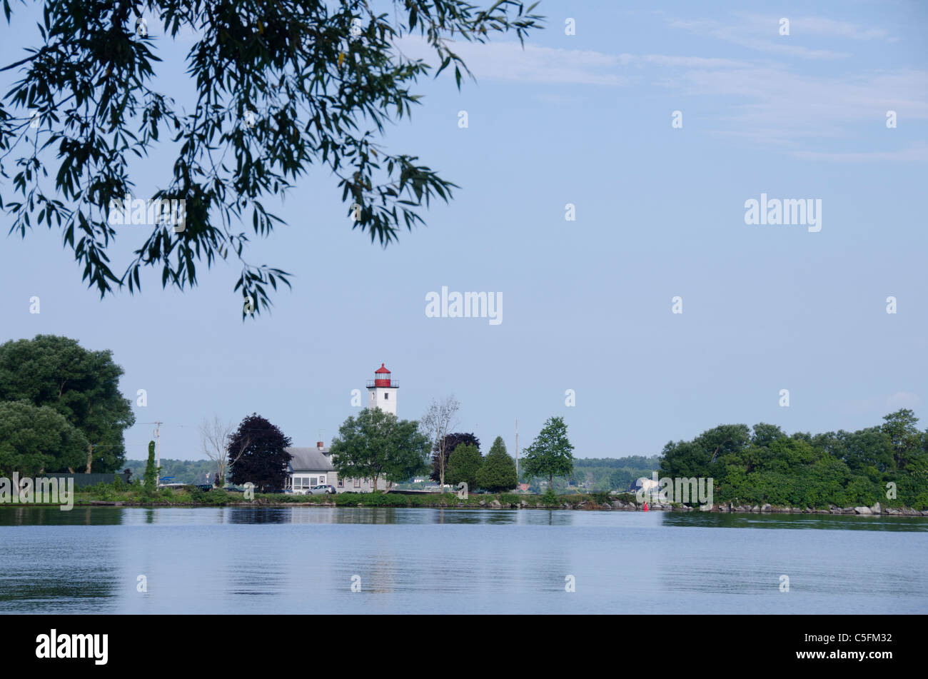 New York State, Ogdensburg. Ogdensburg lighthouse Stock Photo Alamy
