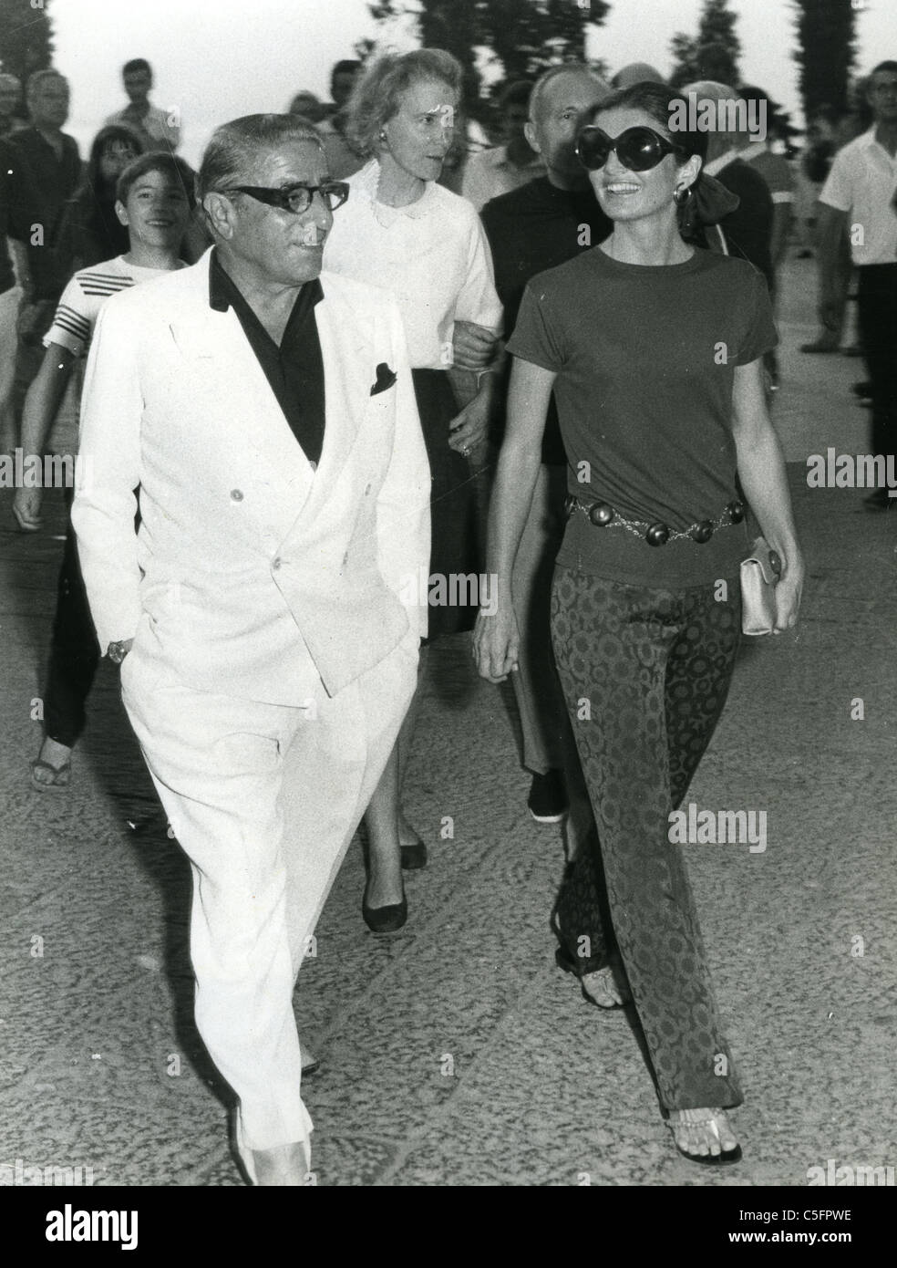 Aristotle onassis jackie hi-res stock photography and images - Alamy