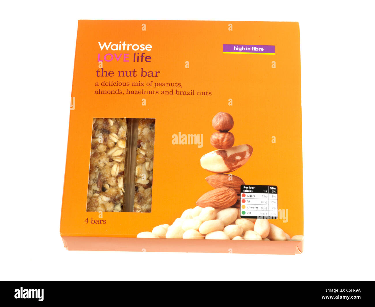 Food waitrose snack cereal healthy bar love life nut hires stock