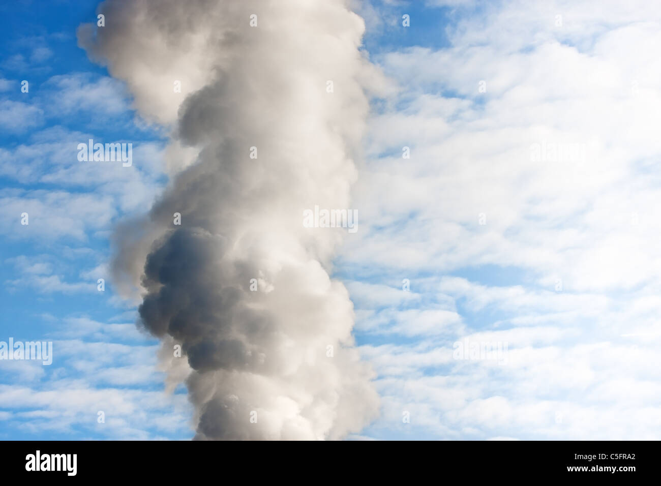 Heavy industrial pollution, environment problem Stock Photo