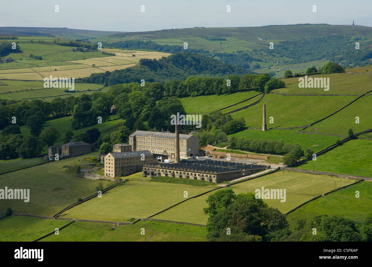 Oats Royd Mill, Luddenden Valley, near Halifax, Calderdale, West Yorkshire, England UK, now