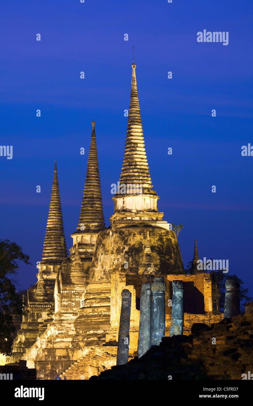 Wat Phra Si Sanphet, Ayuthaya, Thailand Stock Photo