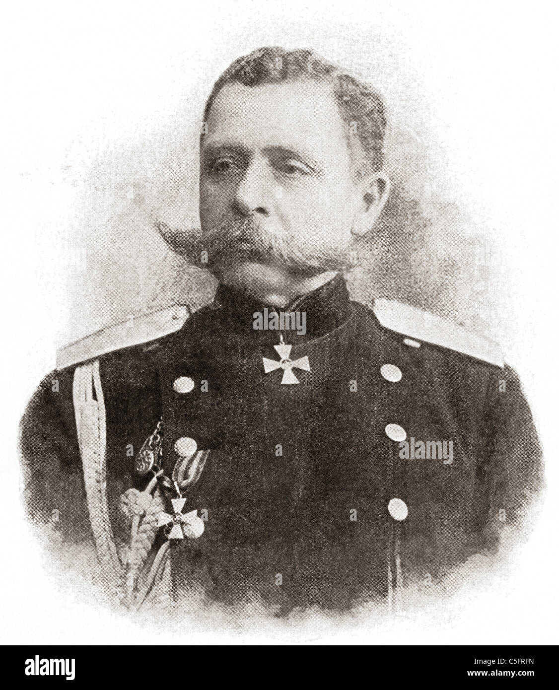 Paul von Rennenkampf, aka Pavel Karlovich Rennenkampf 1854 - 1918. Russian general. Stock Photo