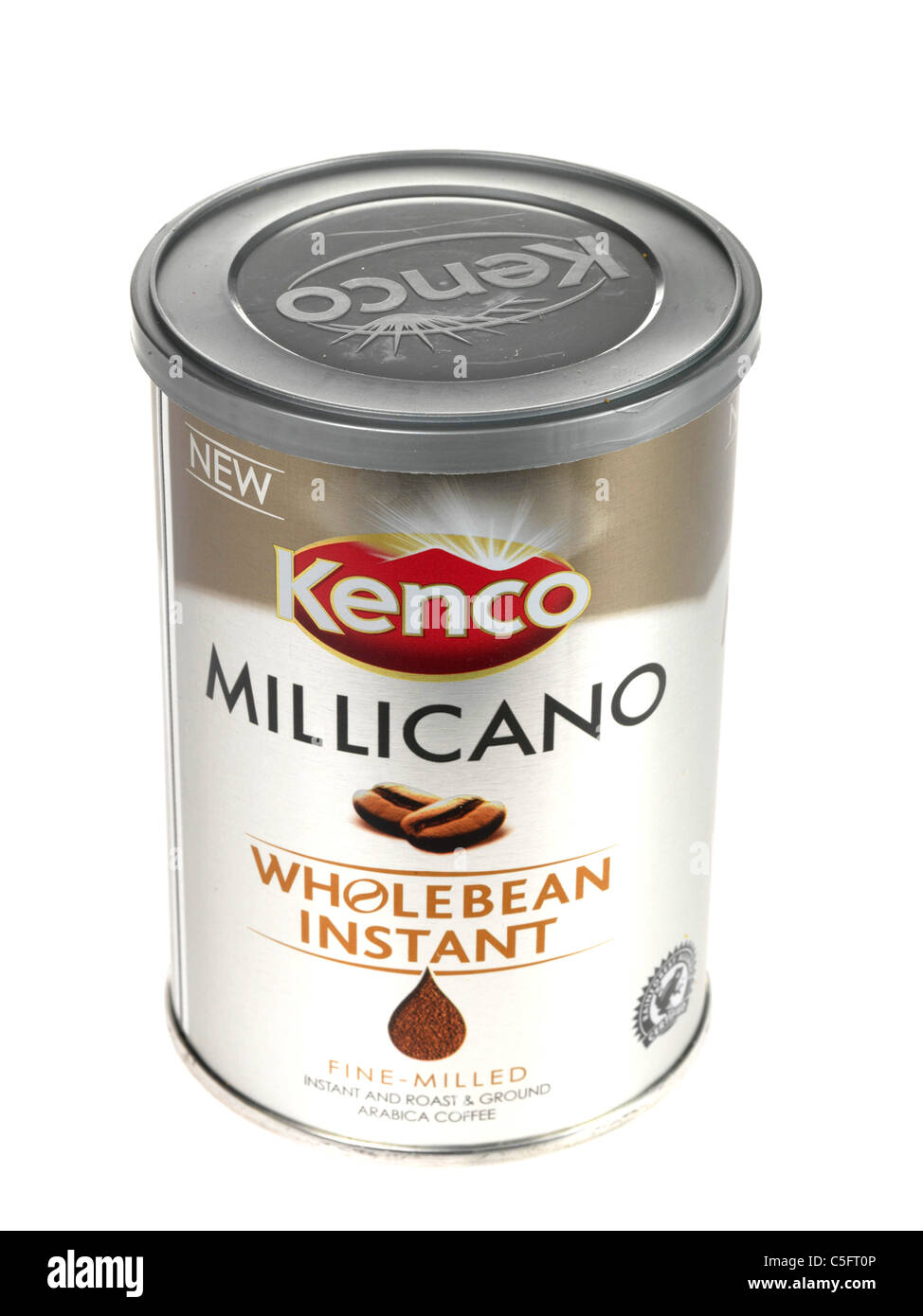 Food tin can kenco millicano wholebean ground instant coffee hires stock photography and images