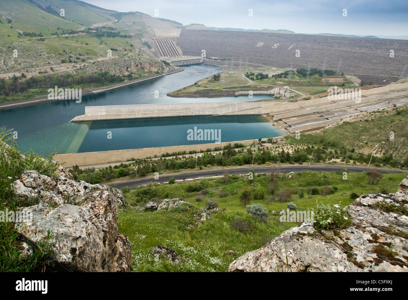 Ataturk Dam, Eastern Anatolia, Turkey Stock Photo Alamy