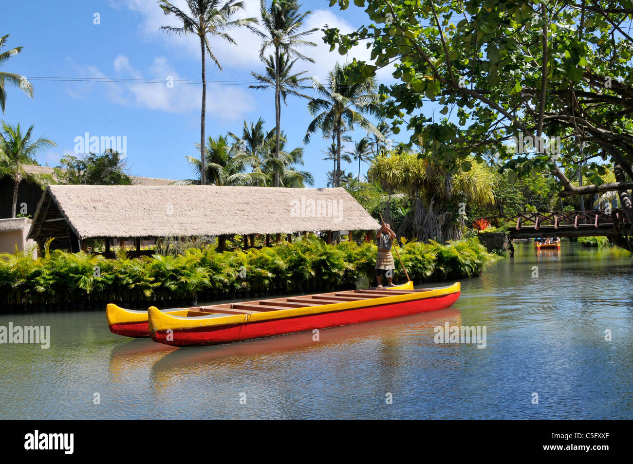 Canoe Rides Polynesian Cultural Center Laie Honolulu Hawaii Oahu