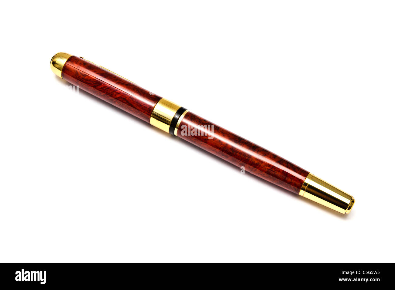 Ballpoint Pen Isolated On White background Stock Photo - Alamy