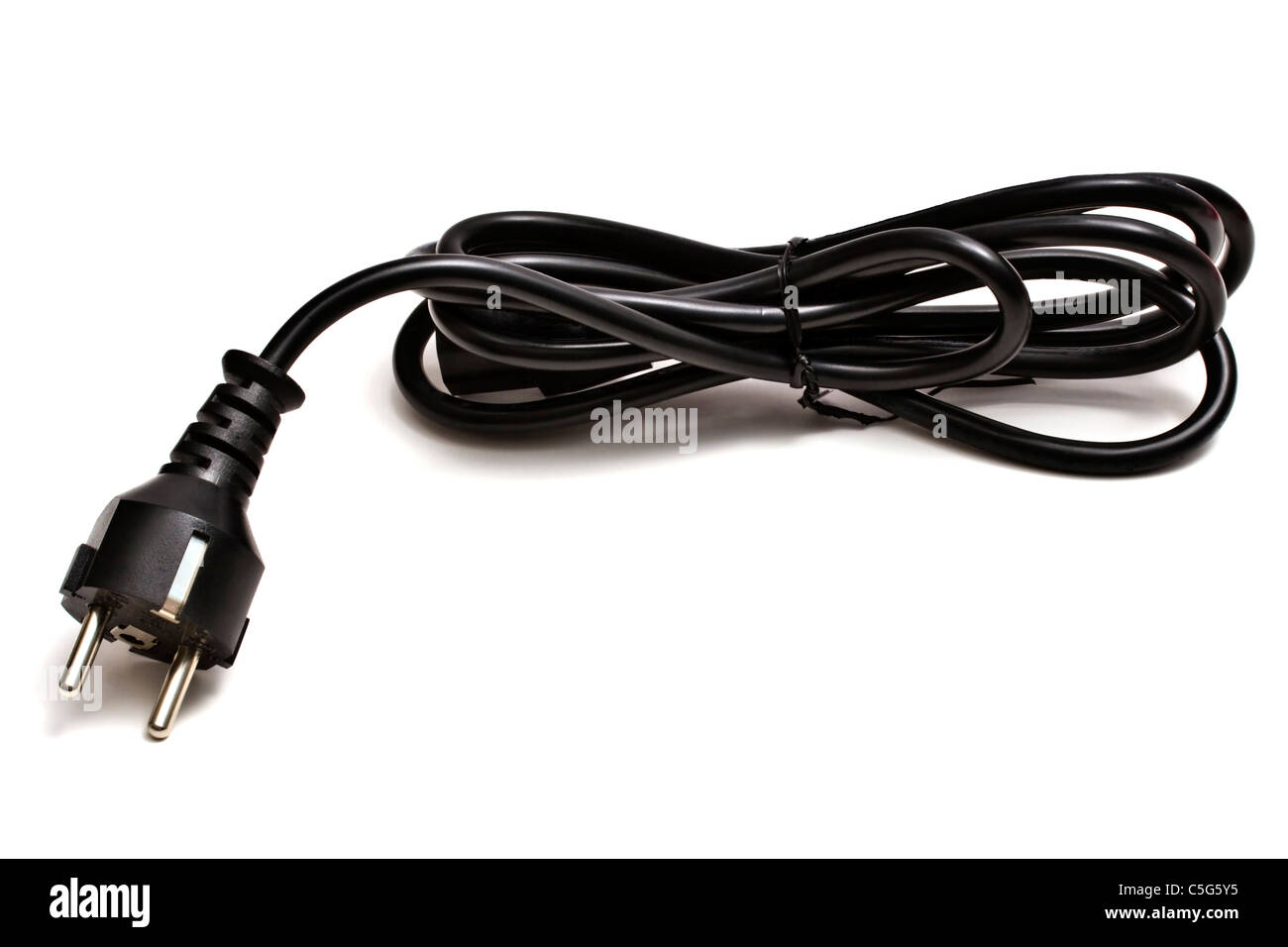 Electric plug isolated on the white background Stock Photo - Alamy