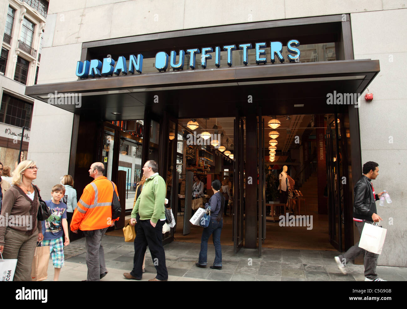 An Urban Outfitters store on Oxford Street, London, England, U.K Stock ...