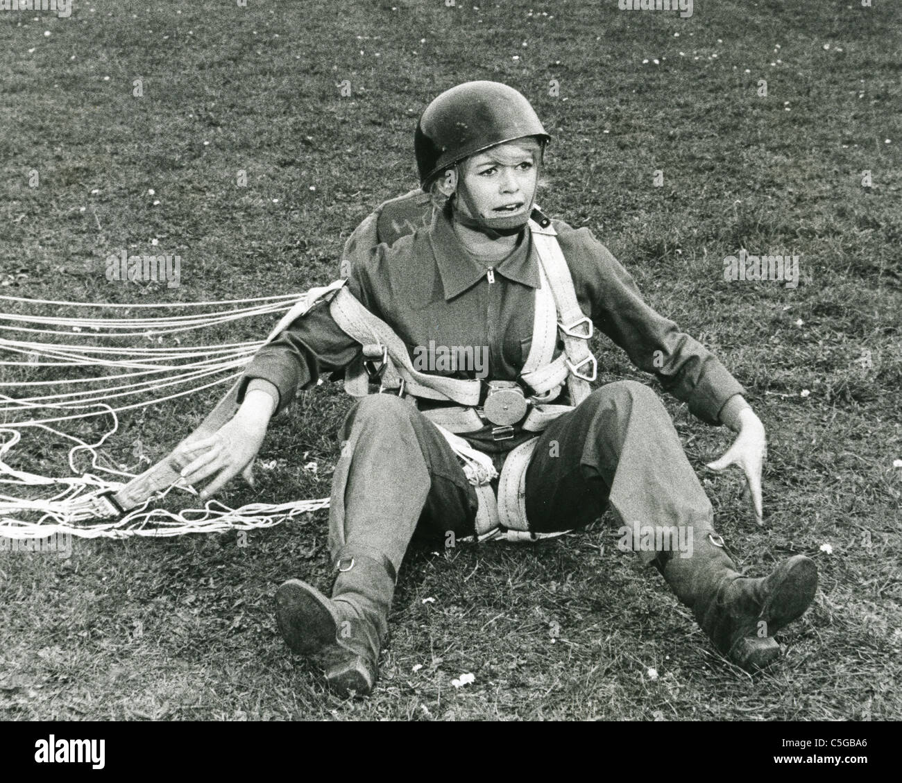 BRIGITTE BARDOT French film actress during filming of Babette Goes To War in 1959 Stock Photo