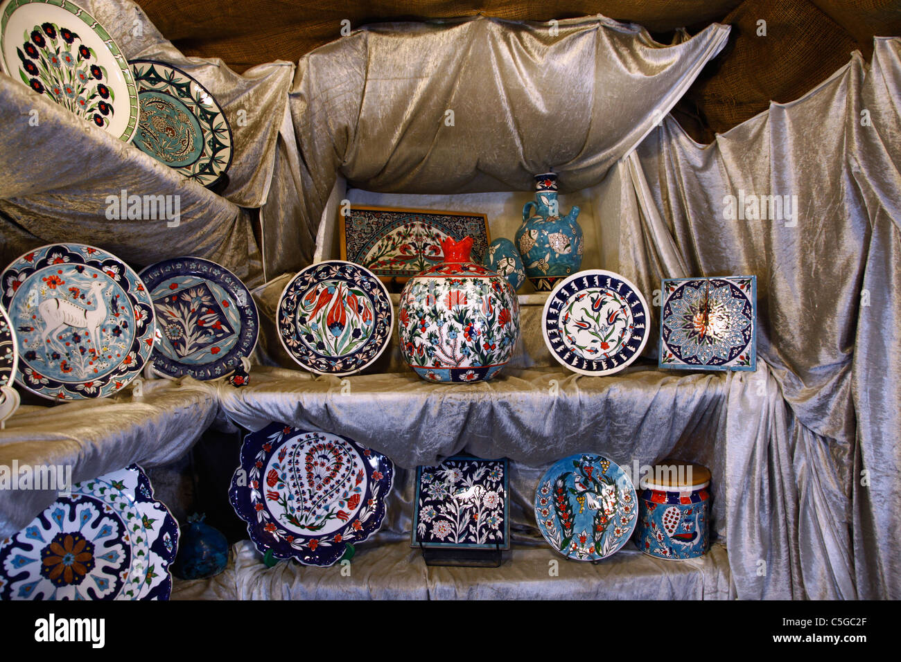 Hand painted authentic Armenian ceramics and pottery for sale at an