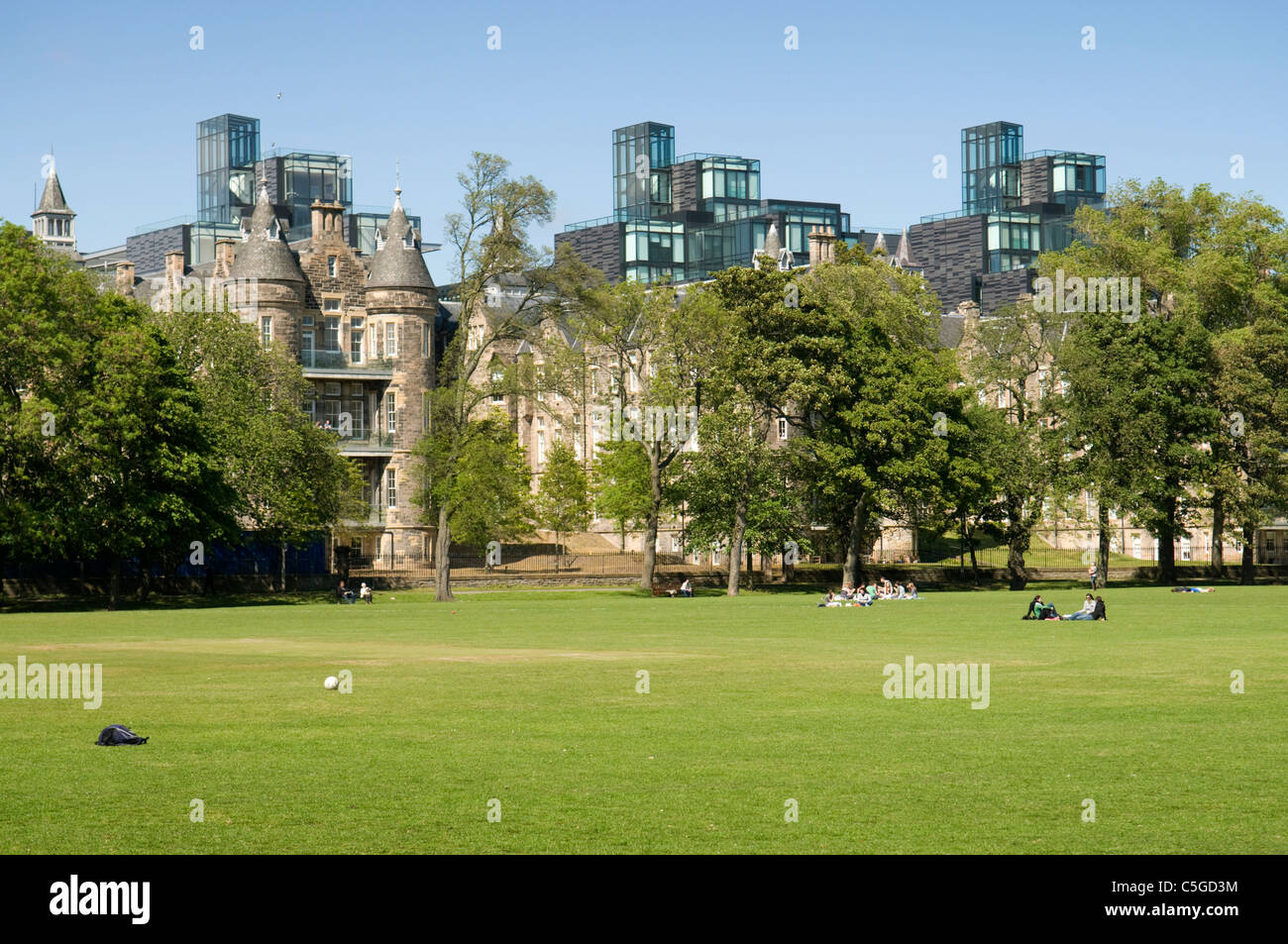 The Quartermile development viewed from, "The Meadows", Edinburgh Stock Photo Alamy