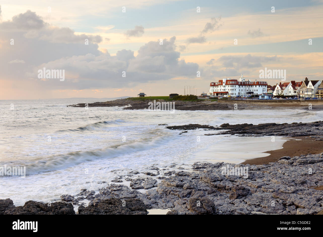 The Esplanade and Beach Front, Porthcawl, South Wales Stock Photo Alamy