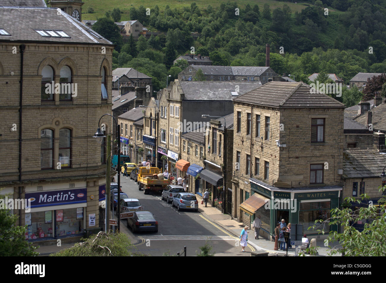 Hebden bridge town centre hires stock photography and images Alamy