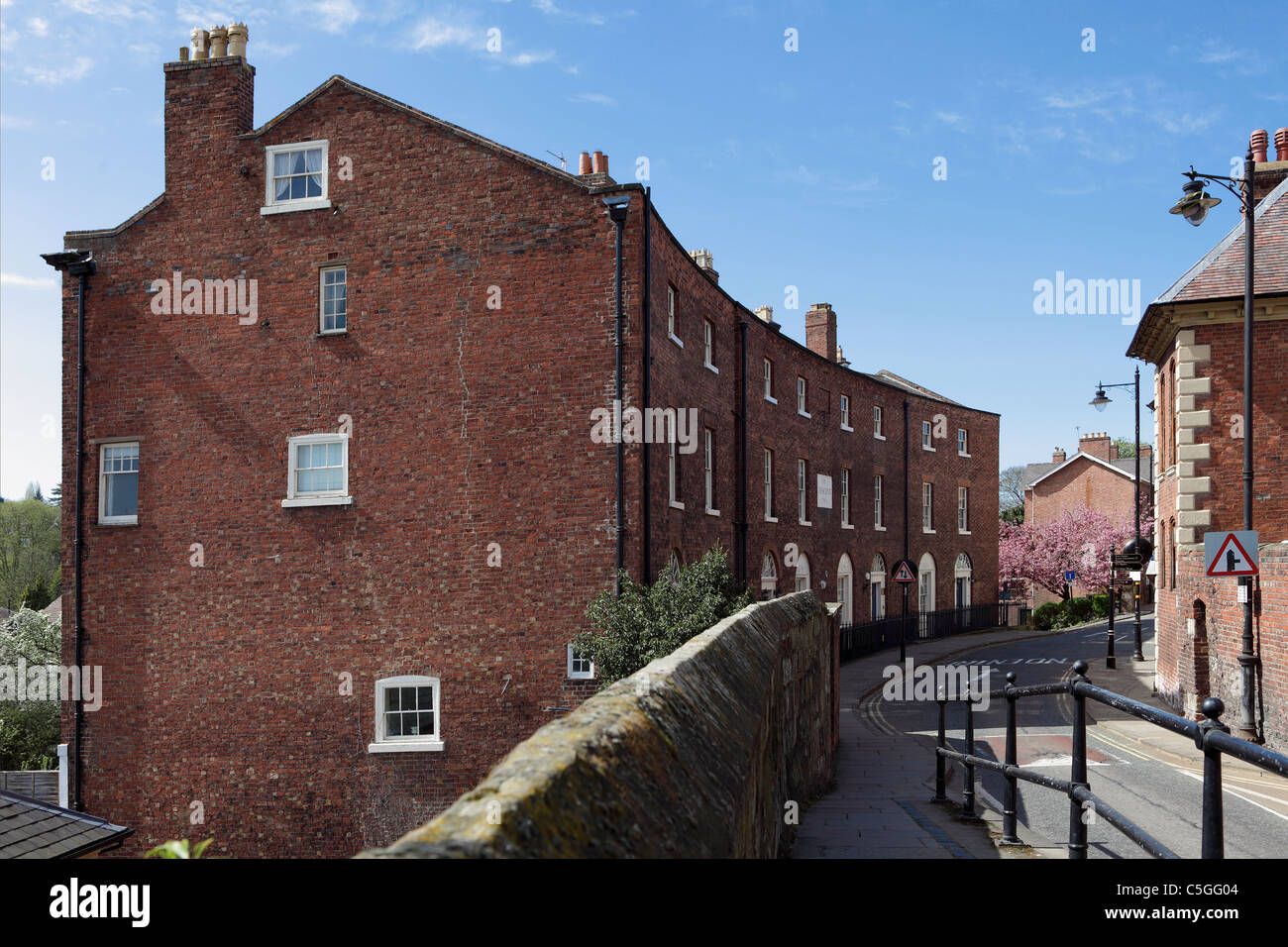 THE CRESCENT SHREWSBURY, classic preserved architecture built