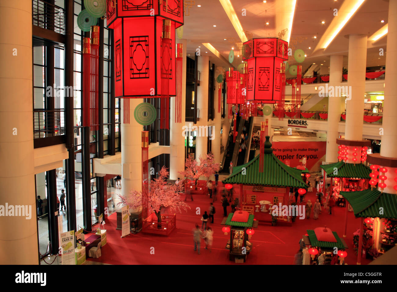 chinese new year decoration of shopping mall in Malaysia Stock Photo - Alamy