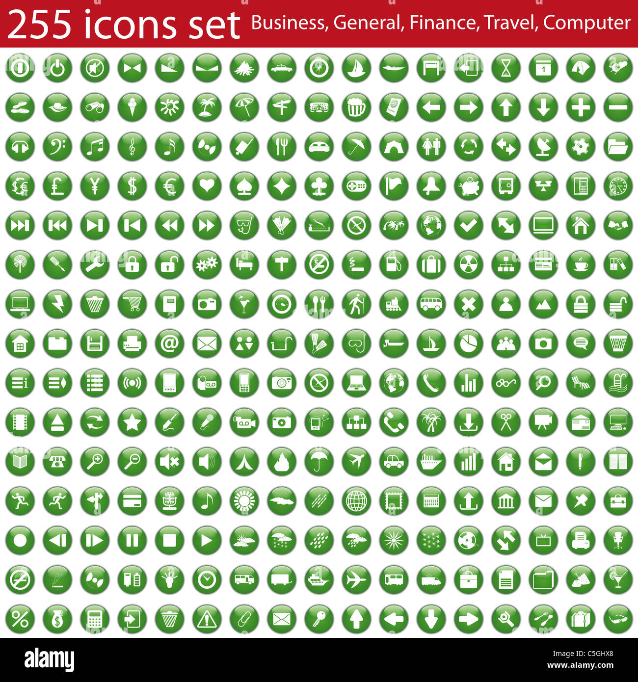Biggest collection of different vector icons for using in web design ...